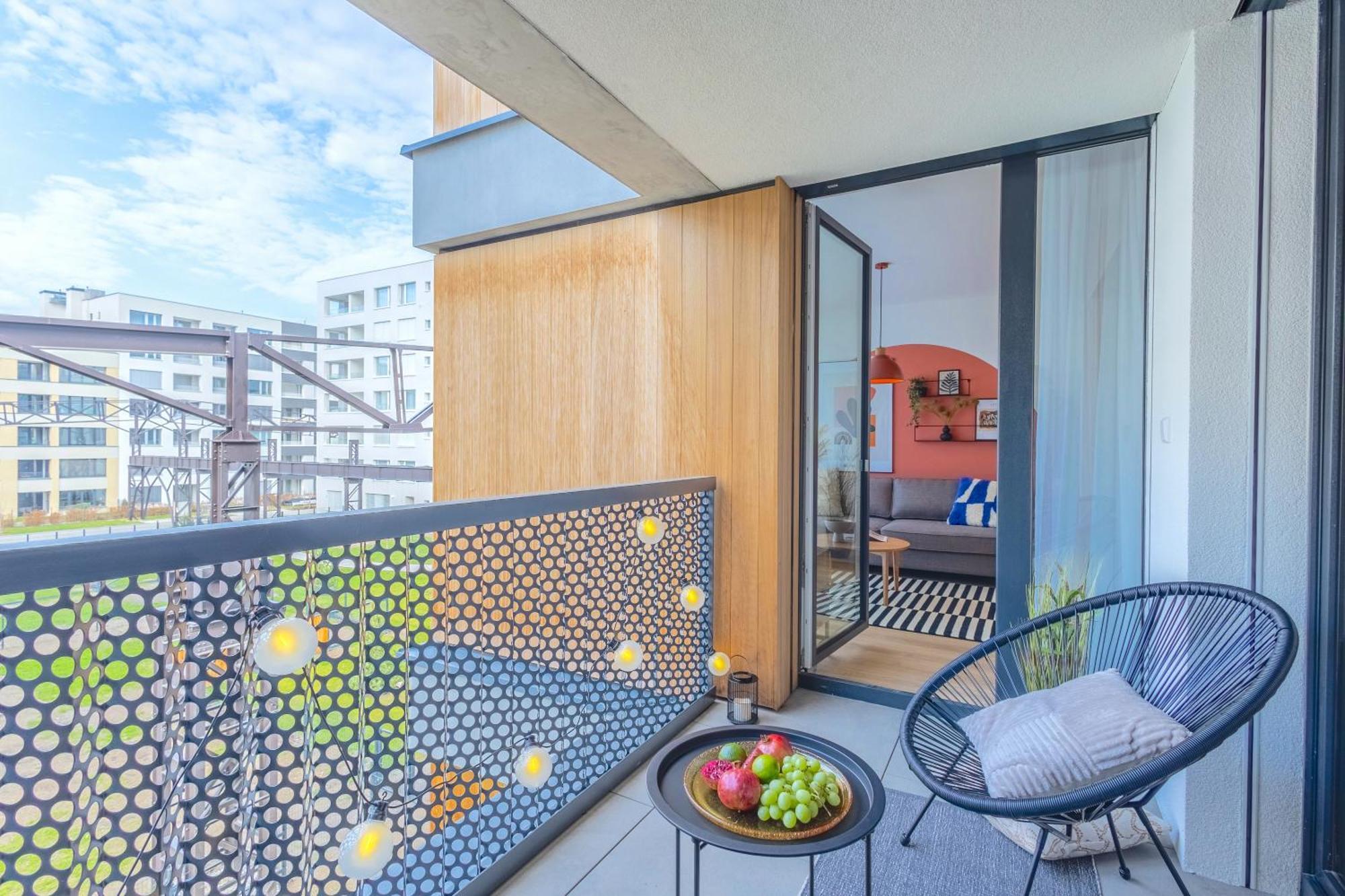 Design - Balcony, Free Parking, Yoga, 10 Mins To Center, By Gravity 公寓 布拉格